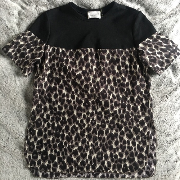 Longchamp Leopard Print Silk Top (NWT)- Size:4 - Picture 2 of 8